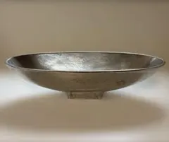 【ACTUS】アクタス シルバー楕円形ボウル