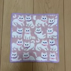 LOVERARY BY FEILER ハンカチ 猫柄 ピンクのサムネイル