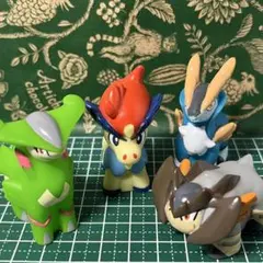 ポケモンキッズ 指人形 コバルオン テラキオン ビリジオン ケルディオ