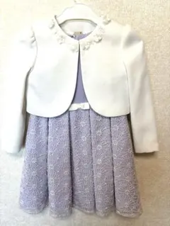 プティマイン １２０　フォーマル　ラベンダー レース　入学式