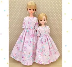 27センチドール・22センチドール　お揃い服セット　ハンドメイド品　no.203