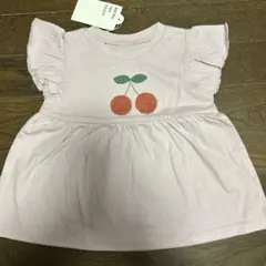 アプレレクール　さくらんぼ刺繍　切替チュニック