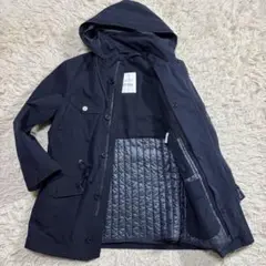 マッキントッシュフィロソフィ　トロッター　　キルティング　ライナー　3way 紺