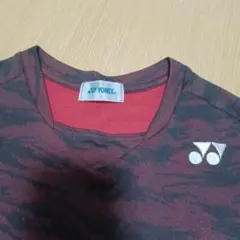 YONEX L 赤/黒迷彩 シャツ