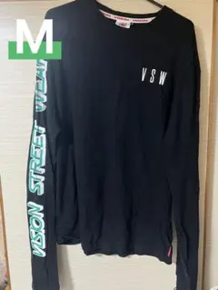 VISION STREET WEAR 長袖カットソー ブラック M 送料込みのサムネイル