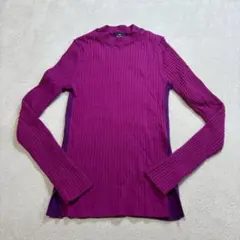 PS paul smith(ピーエスポールスミス)リブニットセーター コットン混