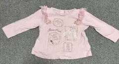 Mezzo Piano ピンク 長袖カットソー