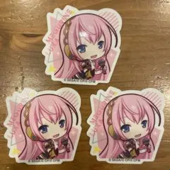 プロセカ　ステッカー　巡音ルカ　3枚セット