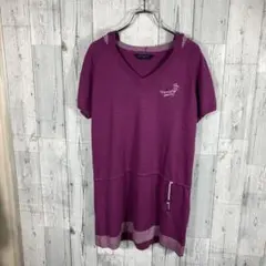 Munsingwear フード付き紫シャツレディースMサイズのサムネイル