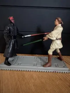 Starwars ダース・モールとオビ＝ワン・ケノービ