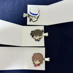 名探偵コナン 前髪クリップ 江戸川コナン 灰原哀 怪盗キッド