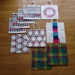 三越、伊勢丹、高島屋、 紙袋 10枚セット