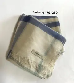 Burberry スカーフ ショール China製 大判サイズ シルク＆ウール