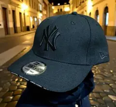 海外限定品 NY パイピングロゴ ブラック New Era