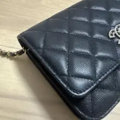 キルティング　ショルダーバッグ　チェーンウォレット　ノベルティ