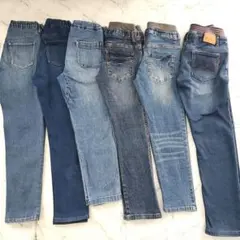 デニム6本　まとめ売り　140cm　男の子用です(^ー^)