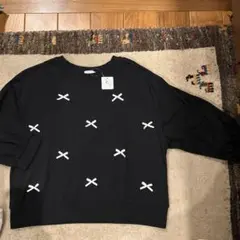 C.O.L.Z.A黒 コットン トップス