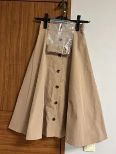 【新品】プロポーション　ベージュ　スカート