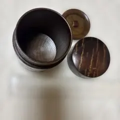 沼田こけし工芸 木製茶筒 二重構造 桑製品 - メルカリ