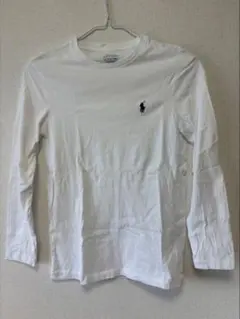 ラルフローレン　長袖Tシャツ　白　XSサイズのサムネイル