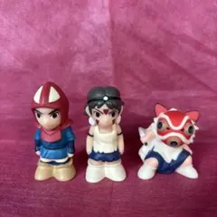 ジブリ もののけ姫 指人形フィギュア 3点セット - メルカリ