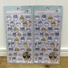 最安値【正規品】ちいかわ ボンボンドロップシール　ハチワレ　うさぎ　2枚セット