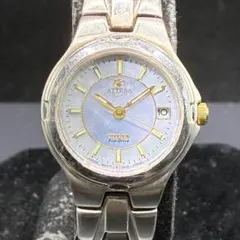 CITIZEN ATTESA Eco-Drive デイト 腕時計 レディース