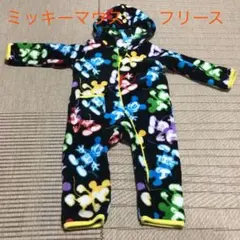 ミッキーマウス　フリースカバーオール　サイズ80