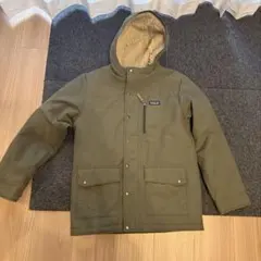 フリースライニング付きジャケット オリーブグリーン