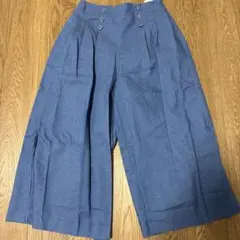 CECIL McBEE ワイドパンツ スリット入り