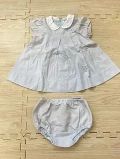 【ヴィンテージ品】baby Dior ベビーワンピース ブルマセットのサムネイル