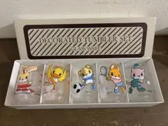 DECORATED TUMBRA ⭐︎昭和レトロ　グラス　新品未使用　アニマル