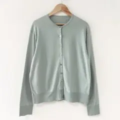 2025✨ドゥーズィエムクラス　FF30 GIZA CARDIGAN グリーンのサムネイル