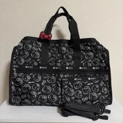 新品タグ付 レスポ クロミ ミニボストン 黒 2WAY ポーチ 紫コイン