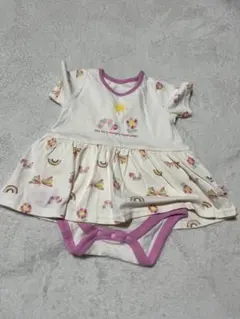 70センチ 洗濯のみ 半袖ロンパース はらぺこあおむし