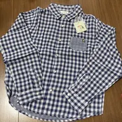 新品 アーノルドパーマー チェック 長袖シャツブラウス 135