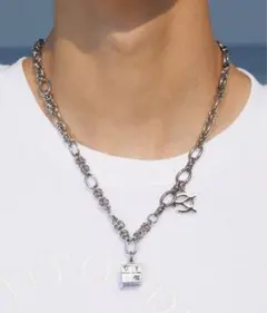 OY CUBE LOGO NECKLACE/キューブロゴデザイン ネックレスのサムネイル