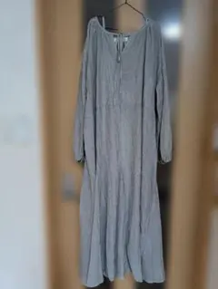 シースルー ロングシャツワンピース