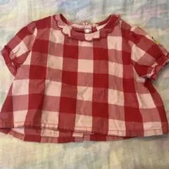 futafuta♡赤とピンクのチェック柄シャツ