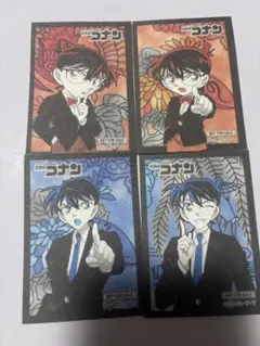 名探偵コナン アニメイトフェア 非売品 ステッカー 花札 4枚セット