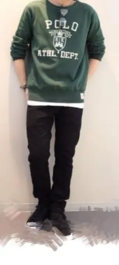 Polo Ralph Lauren XL トレーナー ダークグリーン