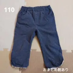 ダークブルー ハーフパンツ ポケット付き