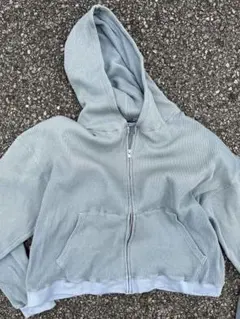 サーマル　ジップアップフーディ　thermal zip up hoodie