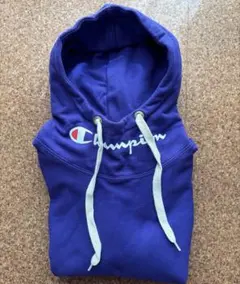 Champion 紫色 パーカー Mサイズ