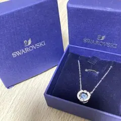 swarovski ダンシングストーン ネックレス ブルー