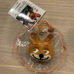 ディズニー ズートピア ニック ダイカットスクイーズ キーホルダー