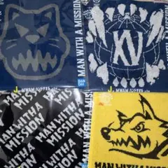 4枚セット　一番くじ　MAN WITH A MISSION Ｊ賞　ハンドタオル