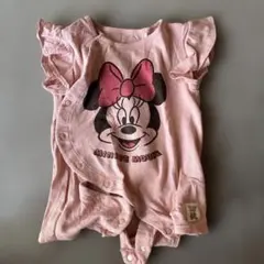 ミニーマウスロンパース ピンク 70cm