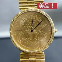 希少美品！コルム 腕時計　コインウォッチ 20ドル メンズ　K18金CORUMのサムネイル