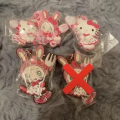 メゾピアノ ハローキティ カプセルラバーマスコット 3点セット